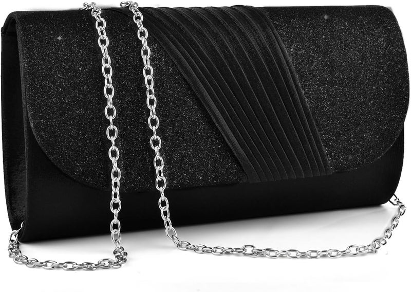 TINDTOP Clutch Purses for Women Evening Handbags for Formal Wedding Party Cocktail Prom Crossbody Shoulder Envelope Bag - Image 1
